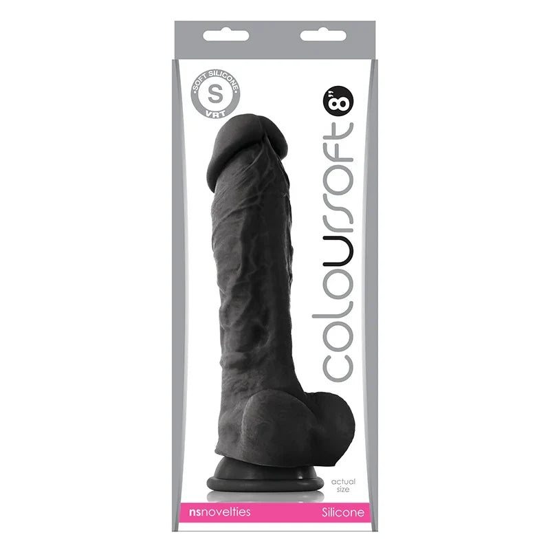 ColourSoft Dildo 8" by Ns Novelties