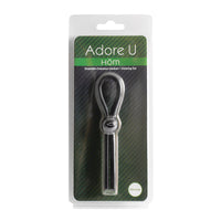 black lasso cock ring in package