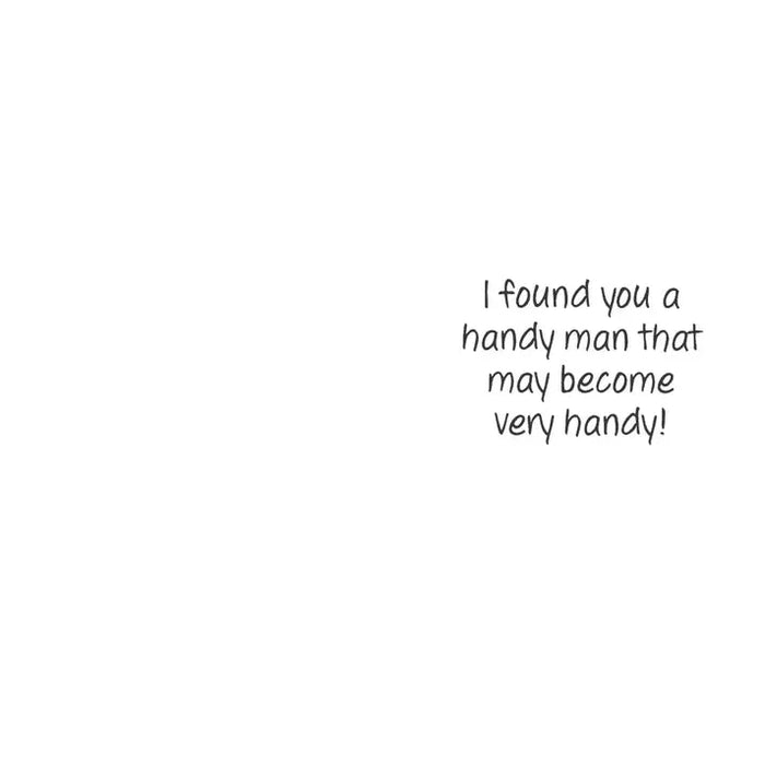 Text on a white background with a humorous message.