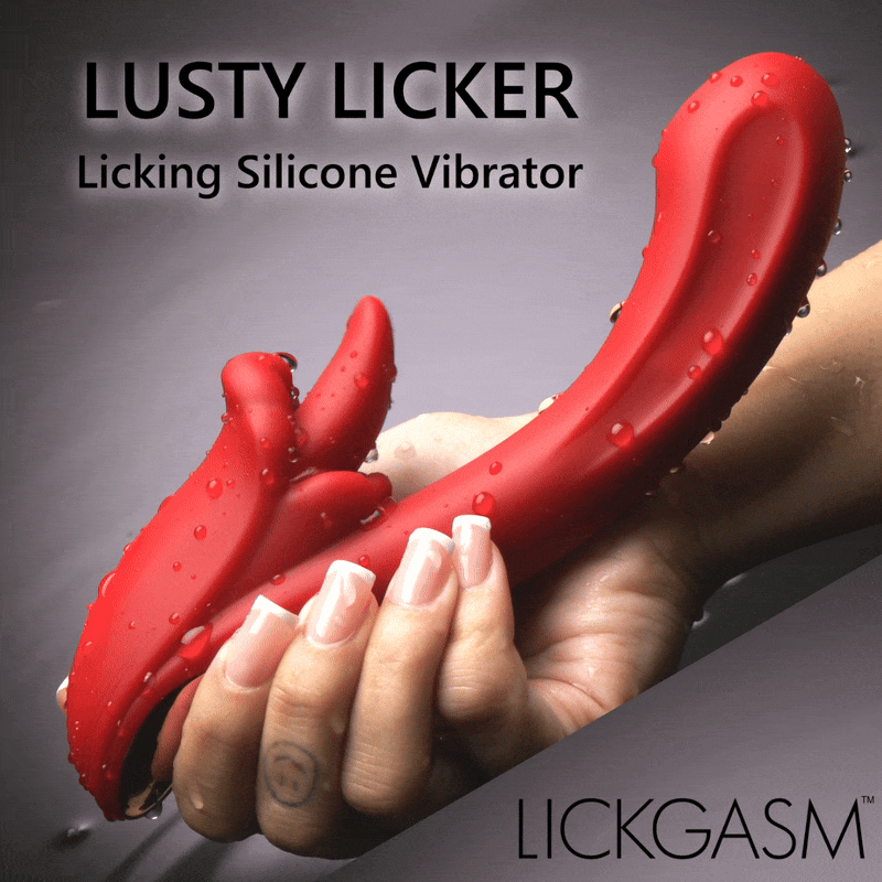 Lusty Licker Licking Silicone Vibrator