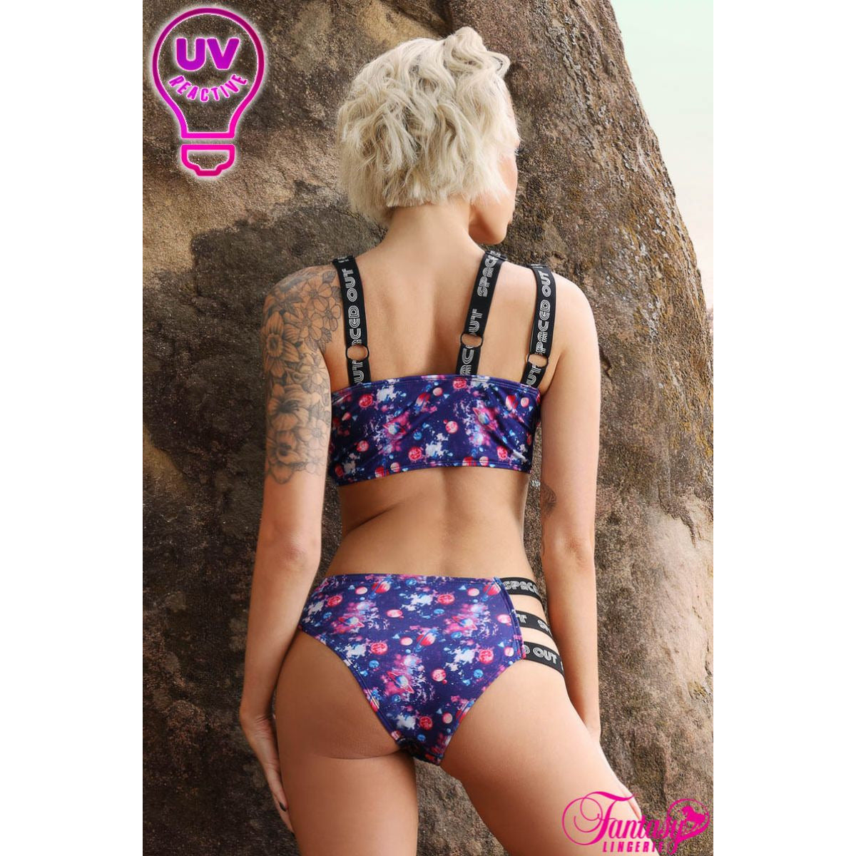 Vibes Spaced Out Top & Bottoms by Fantasy Lingerie