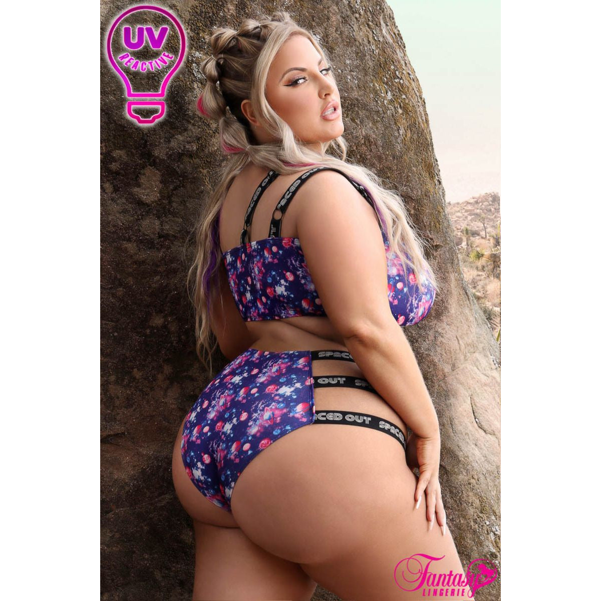Vibes Spaced Out Top & Bottoms by Fantasy Lingerie