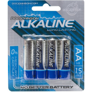 alkaline 1.5v batteries in a 4 pack