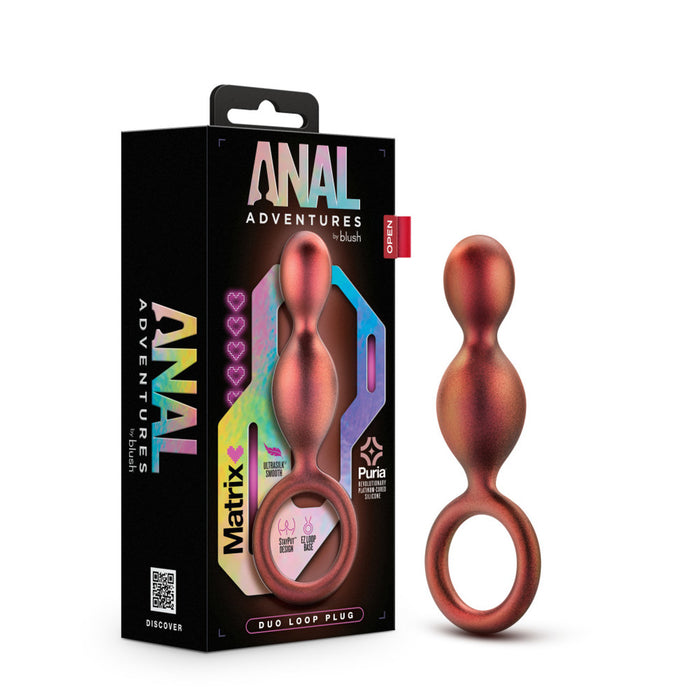 anal adventures matrix duo loop copper plug by blush novelties source adult toys