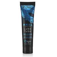 The product comes in a black tube with an ornate blue mask on it. It has a black cap and blue and white writing
