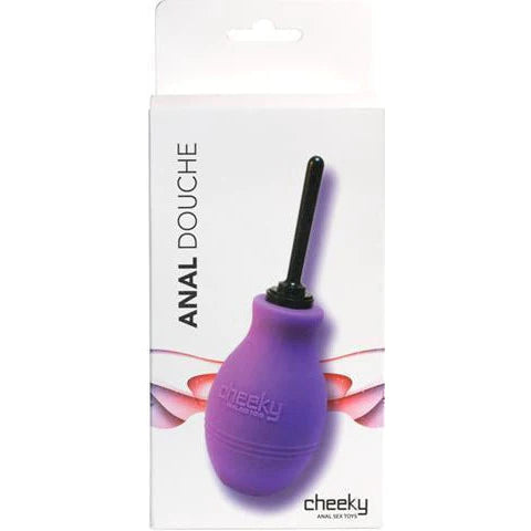 a white display box depicting a purple bulb with a black spout