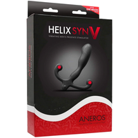 helix synv v mens anal plug on black and red box