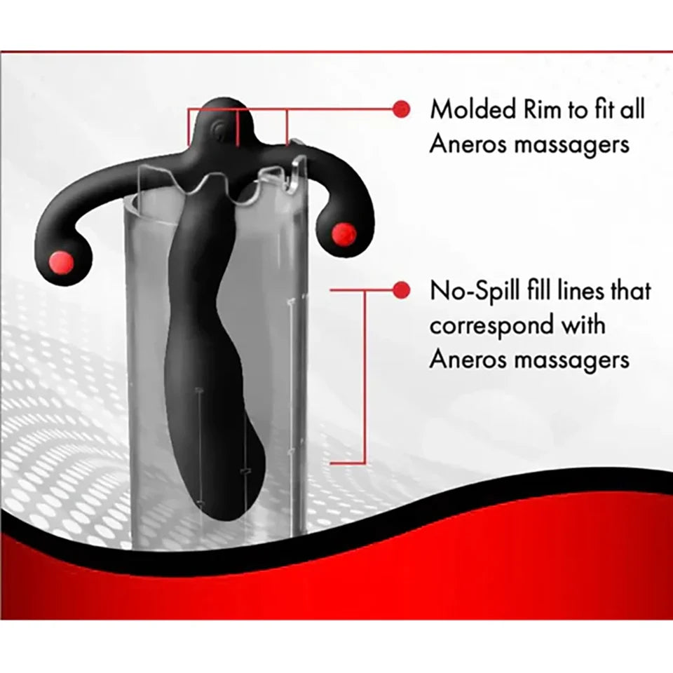 aneros anal plug with soaker toy cleaner tube