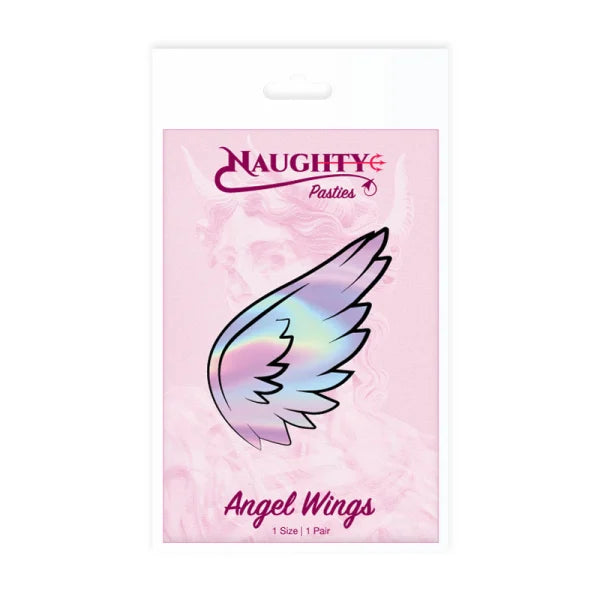 holographic angel wing nipple pasties