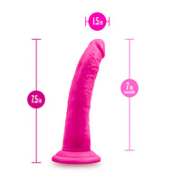 pink realistic dildo size chart