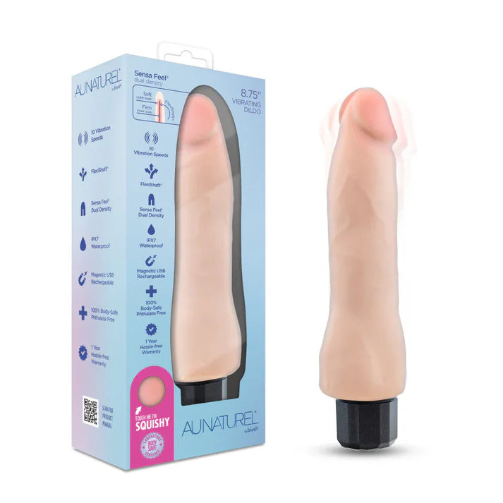 realistic shaped vibrator with box packaging