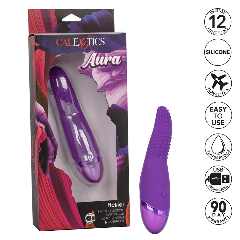 purple tickler rechargeable  vibrator