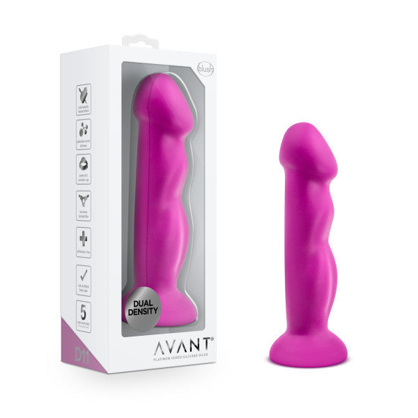 pink ridged dildo beside box packaging