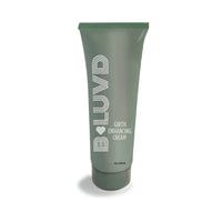 Green tube of B-LUVD Girth Enhancing Cream on a white background