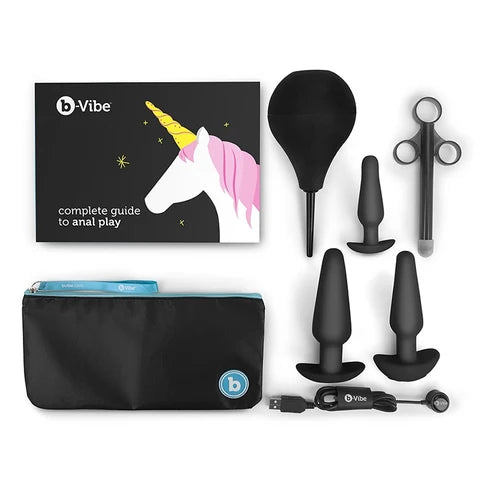 black anal kit with accessories