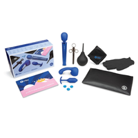 Collection of Vibe product packaging and accessories on a white background