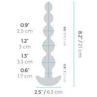 anal beads with size chart