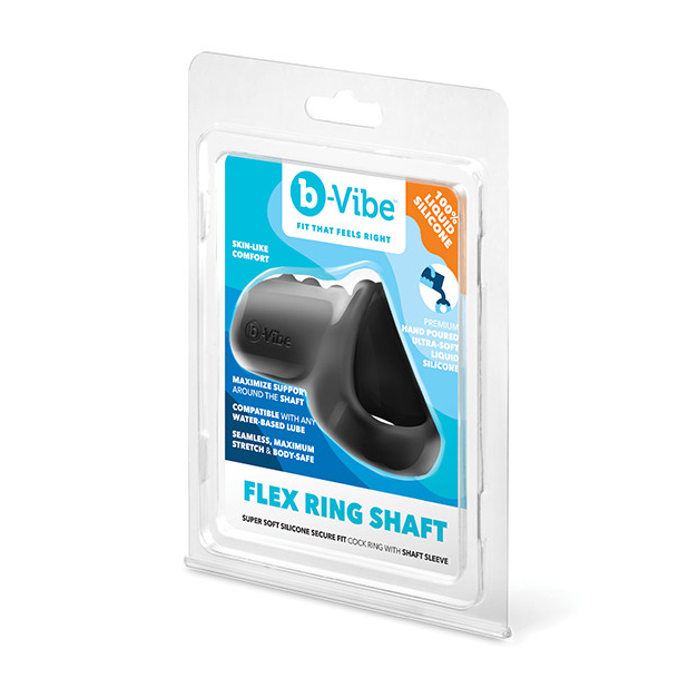 B-Vibe Flex Ring Shaft packaging on a white background