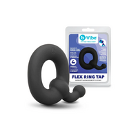 Black flex ring tap with packaging on a white background
