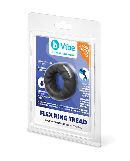 B-Vibe Flex Ring Tread packaging on a white background