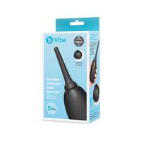 black anal douche on box packaging