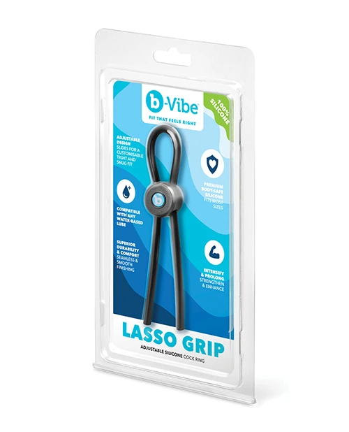 B-Vibe Lasso Grip packaging on a white background