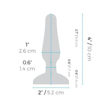 anal plug size chart