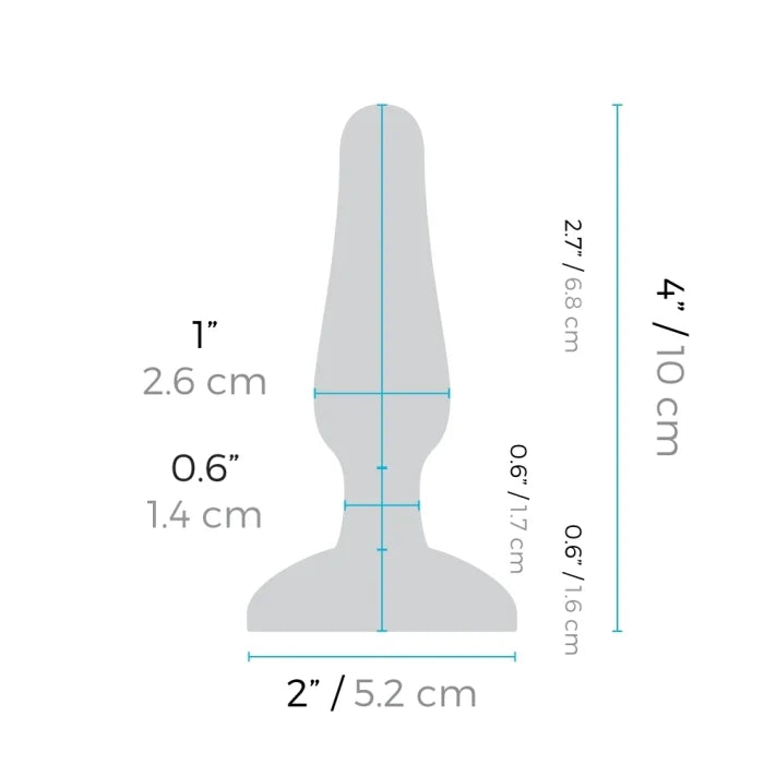 anal plug size chart