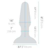 anal plug size chart