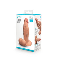 B-Vibe slipskin 7" girly toy packaging on a white background