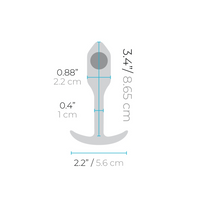 anal plug with size chart