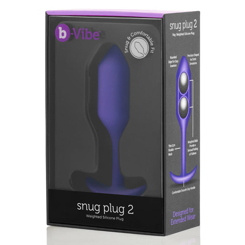 tapered head anal plug with bottom curved base in box packaging