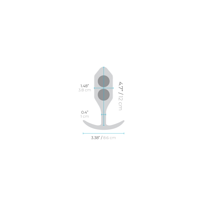 anal plug size chart