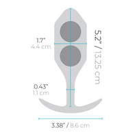 anal plug with size chart