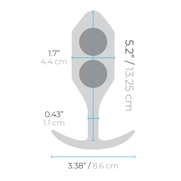 anal plug with size chart
