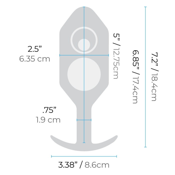 anal plug size chart