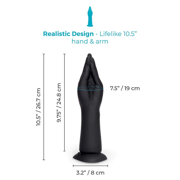 Black realistic design with measurements on a white background