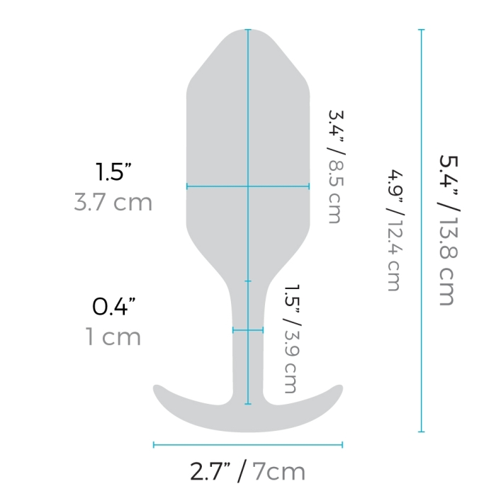 anal plug size chart