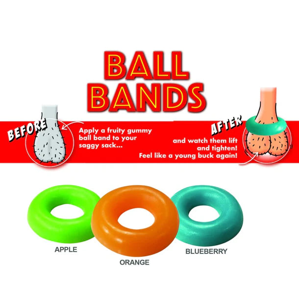 gummy ball bands spec chart