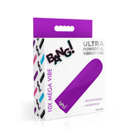 purple vibrating bullet on box cover