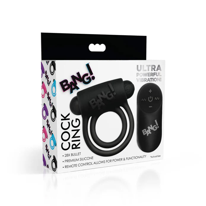 cock ring with scrotum support and remote