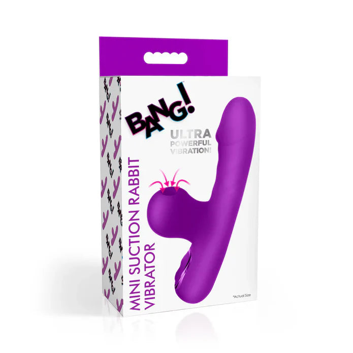 purple vibrator with penis shaped head, clit suction stimulator