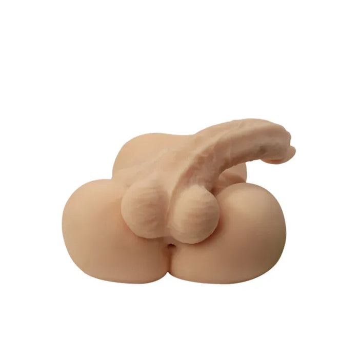 cock and ass masturbator on white background