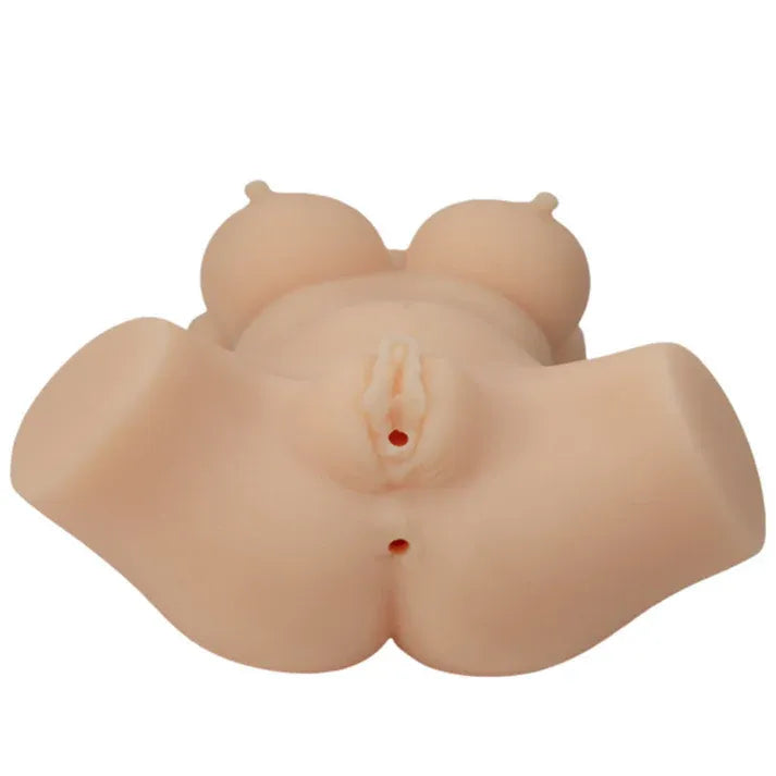 female torso masturbator on white background