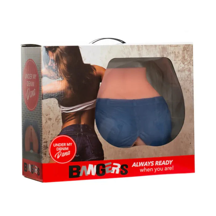 bangers under my denim dana masturbator in box packaging
