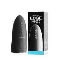 Bathmate Edge Pro masturbator and its packaging on a white background