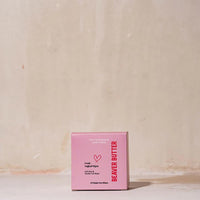 Pink box of Beaver Butter fresh vaginal wipes on a light background