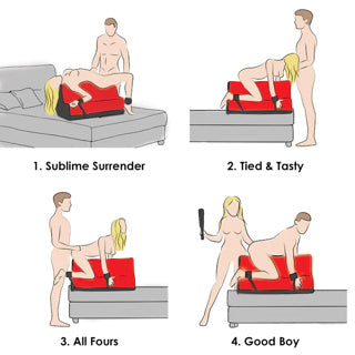 Bedroom Bliss Lovers Bondage Bench by XR