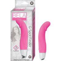 Pink G-Spot Finder with BELA branding on packaging
