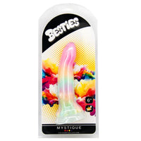 besties colourz collecton mystique dildo in plastic packaging